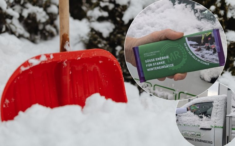 Ein süßer Gruß für unsere Helden im Schnee!